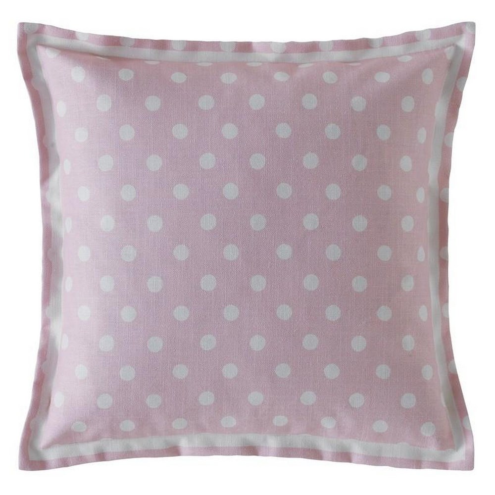 Button Spot Polka Dot Cushion By Cath Kidston in Blush Pink